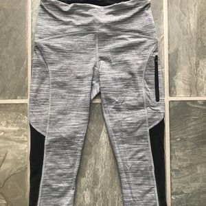 Lululemon Gray and Black Leggings